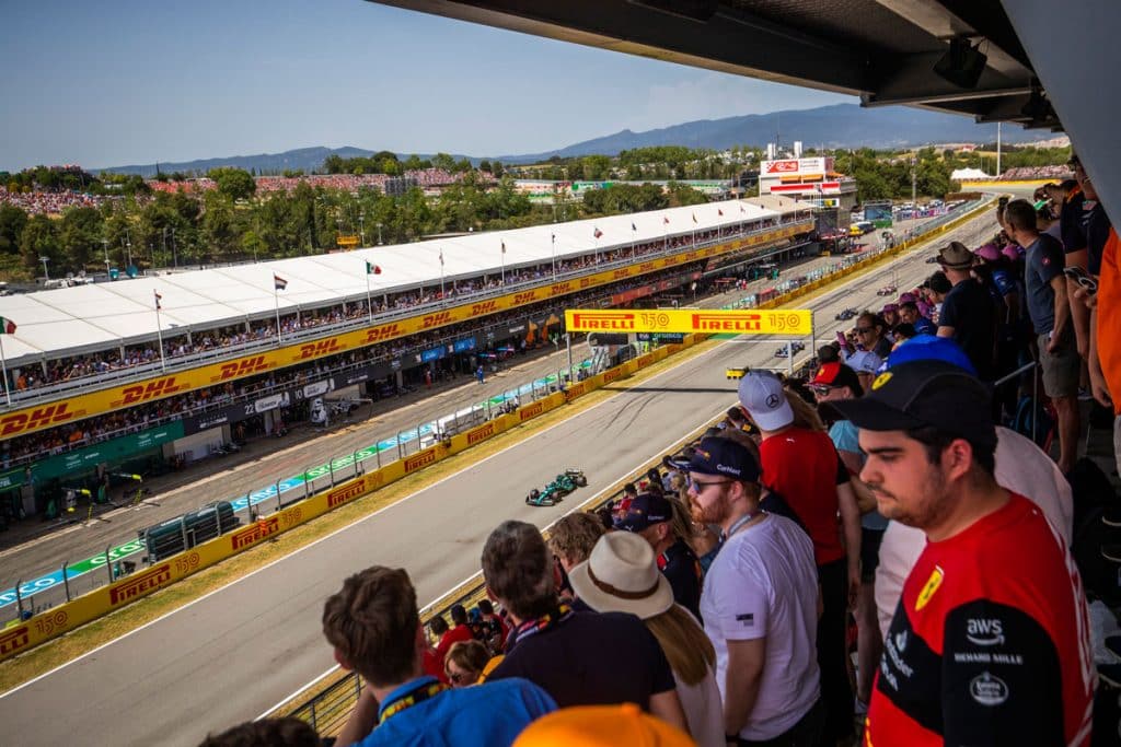 main grandstand view