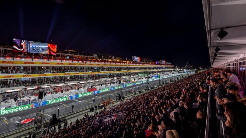 PG1 grandstand (right)