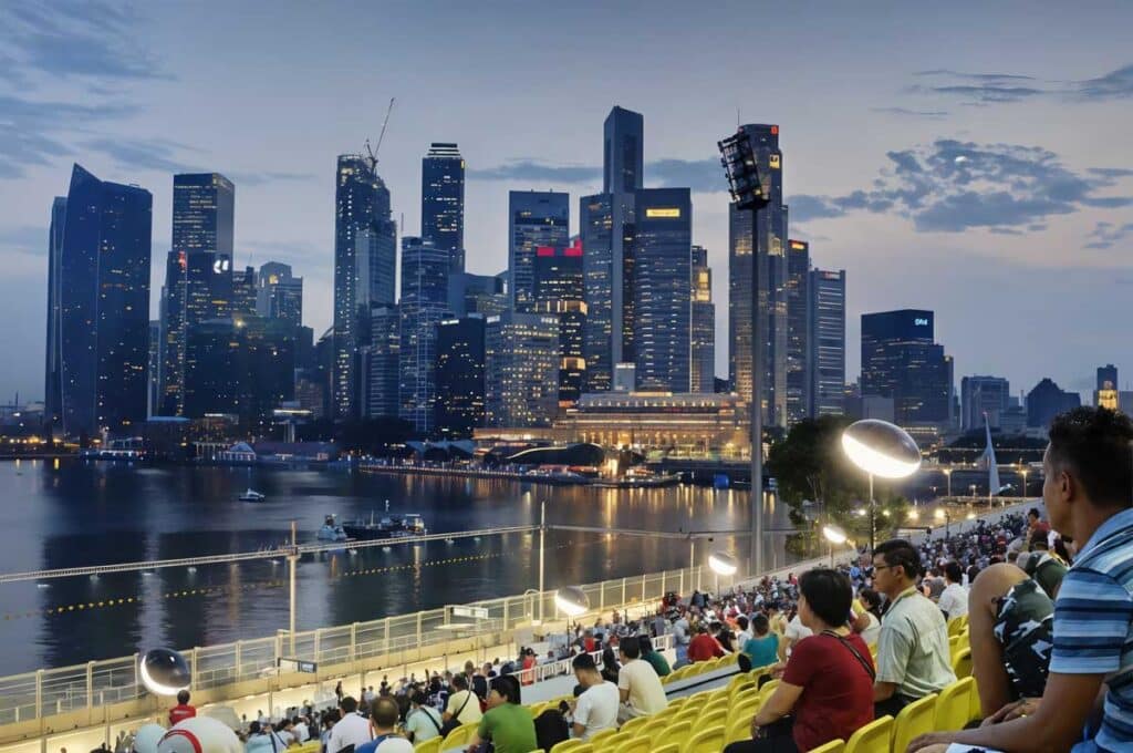 bay grandstand view