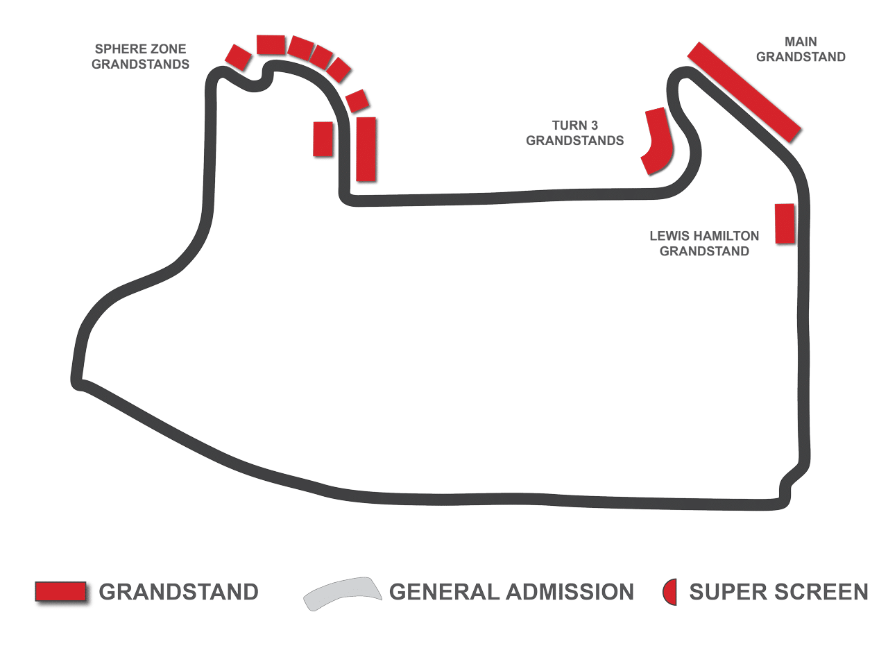 las vegas grandstand map