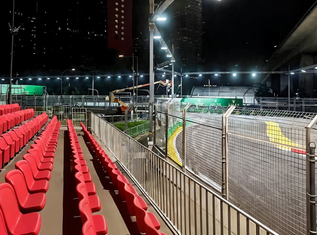 bayfront grandstand view